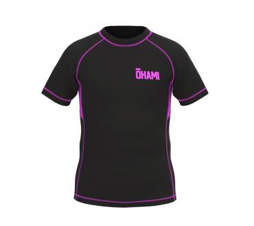 Okami Kids GRAPPLINO RASHGUARD - BLACK/PINK
